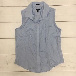 Talbots Light Blue Sleeveless Top